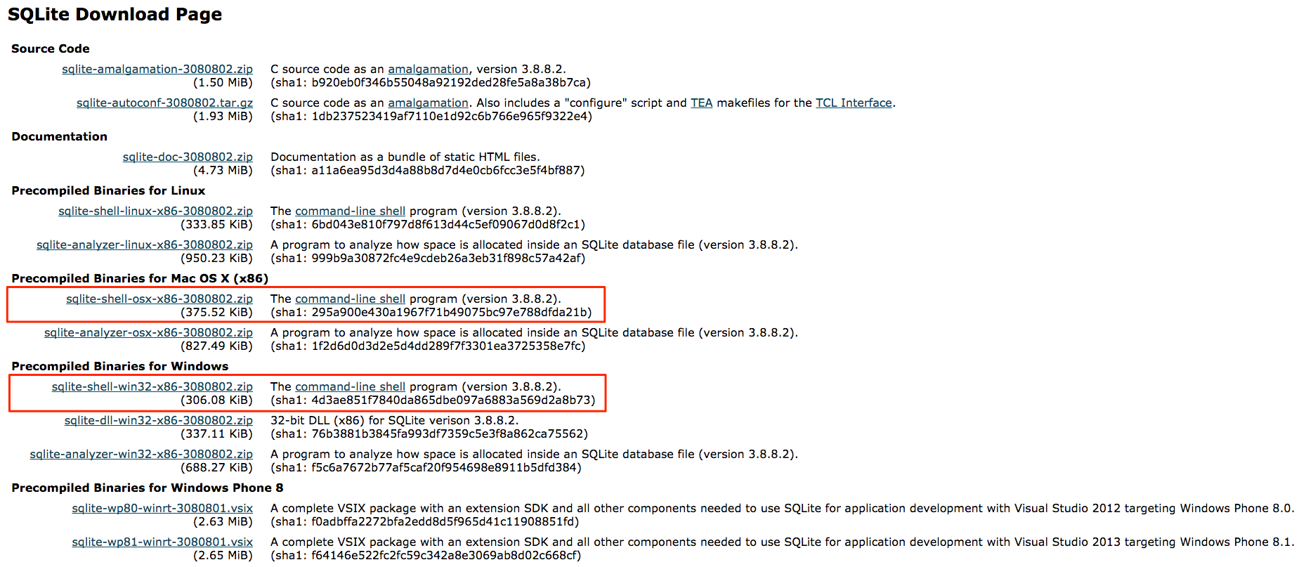 repair sqlite database